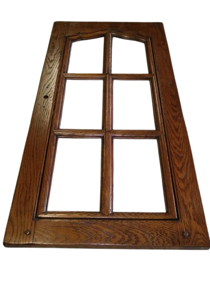 Buffet vaisselier en chêne, aérogommage, sablage, à éclaircir.