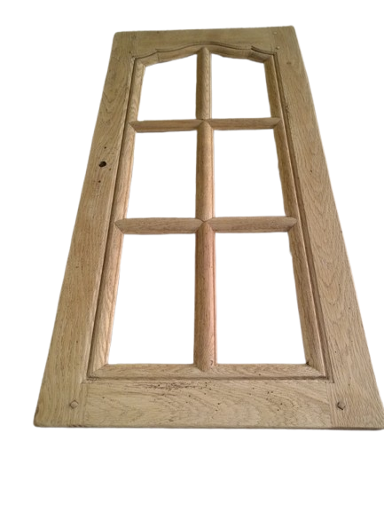 Buffet vaisselier en chêne, aérogommage, sablage, à éclaircir.