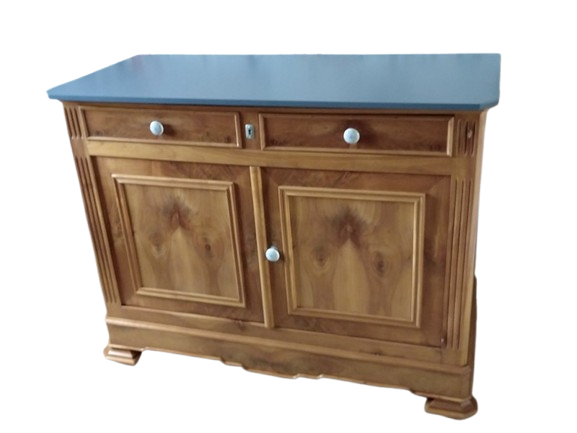 Commode rénové, bois et peinture.